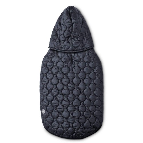 Good2Go Black Quilted Tech-Fabric Ski Dog Coat, X-Large