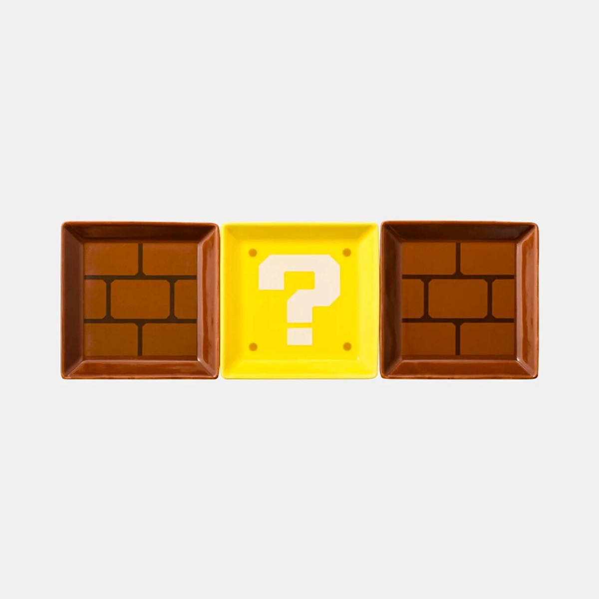 Nintendo] Mini plate set Super Mario Hatena block/Brick block From