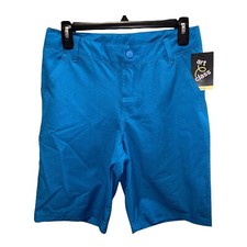 Art Class Boy's Size 16 Deep Navy Bermuda Swim Trunks UPF 50 