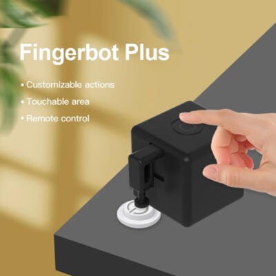 Tuya Zigbee Smart Fingerbot Schalter, Fernbedienung Knopf Drücker für Garage, Vorhänge