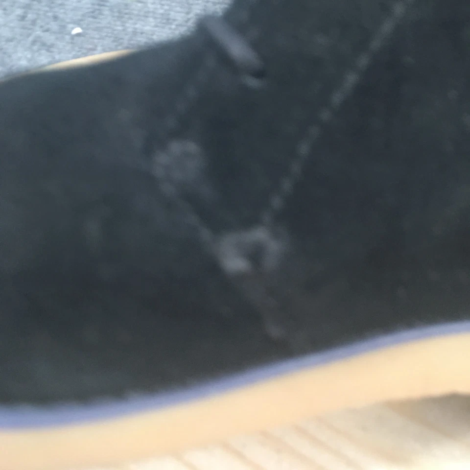 Botas Toms Femininas 9.5 Mateo Chukka com Cadarço Conforto Tornozelo Top Camurça Preta - Imagem 3 de 4