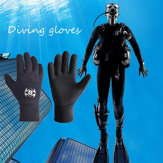 Diving Gloves Neoprene Coldproof Winter Swimming Scuba Dive Snorkeling