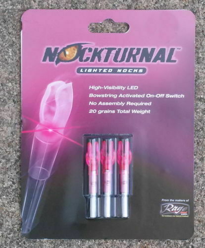Nockturnal PINK LED Universal FIT Nocks $25.99 item 23474.