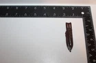 VTG. MARX BEST OF THE WEST JOHNNY WEST Dark Brown Buck Knife Sheath Daniel Boone