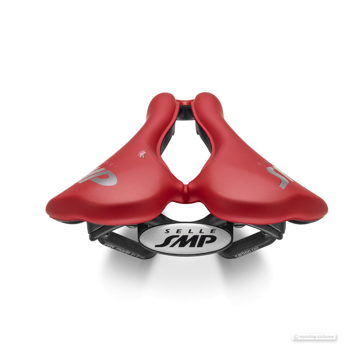 Sella SMP VT30C Larghezza 155 mm Binari in acciaio nero