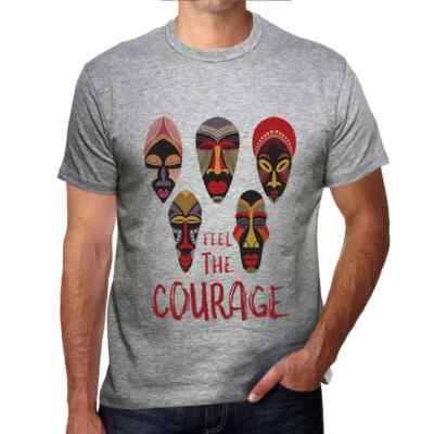 Herren Grafik T-Shirt Einheimische spüren den Mut   Native Feel The Courage
