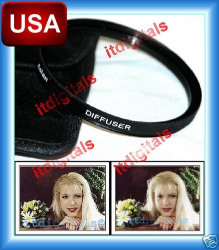 58mm Soft Focus Diffuser Lens Filter D#2 No.2 For portraits Weddings Canon Sony - Afbeelding 1 van 1