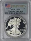 2010-W American Silver Eagle PCGS PR70DCAM First Strike Flag Label ✪COINGIANTS✪