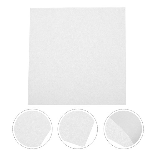 30 Pezzi Carta da Supporto Goffrata con Feltro Pre Puro Ventaglio Bianco - Foto 5 di 12