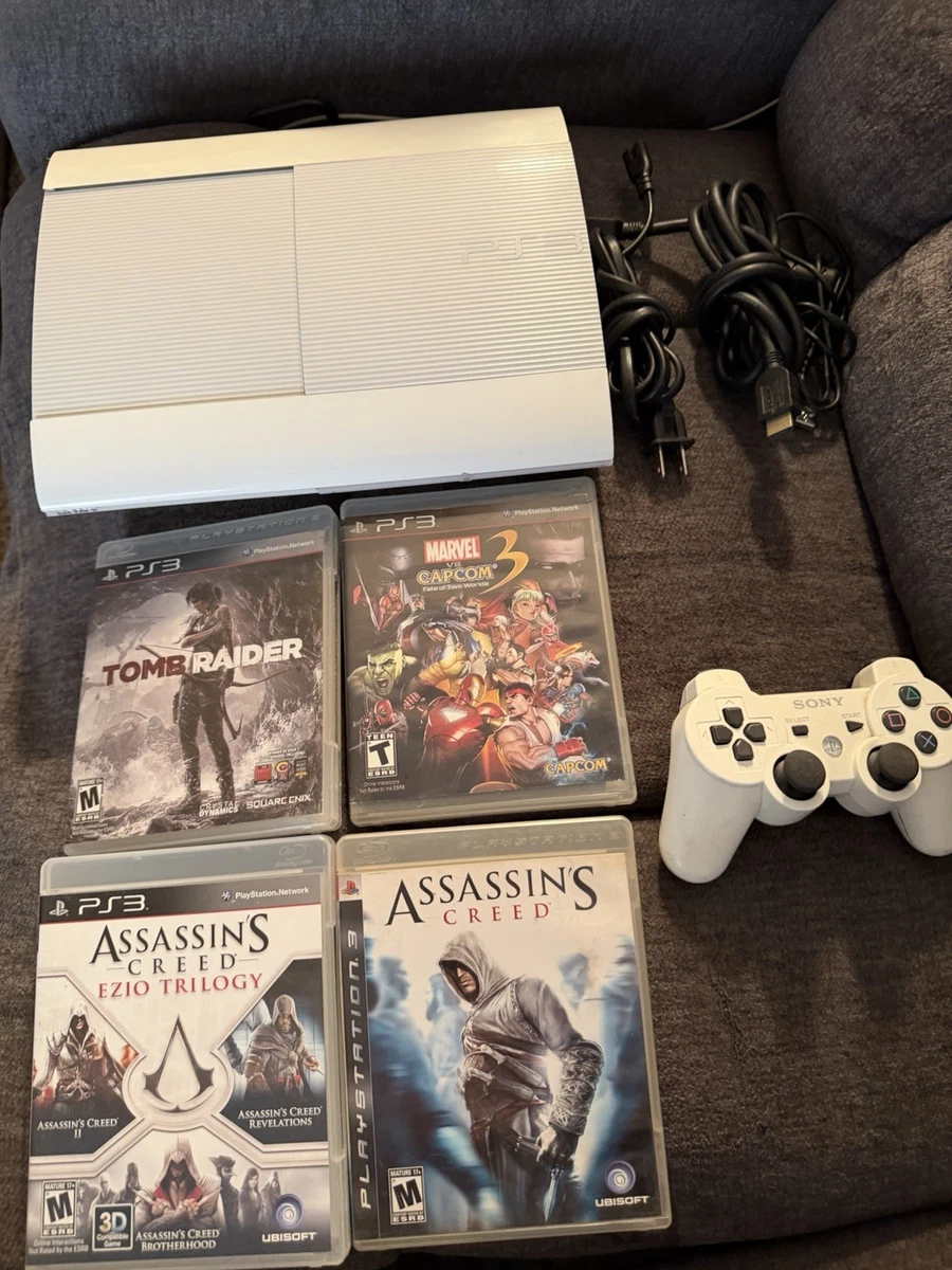 Sony PlayStation 3 - Super Slim White Video Game Consoles for sale