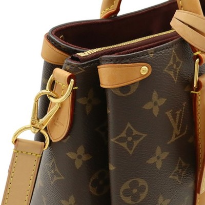 LOUIS VUITTON Monogram Soufflot BB Handbag/Shoulder Bag, Brown