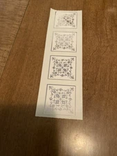 Mrs GRossman stickers reflections Square Seals silver accent design cool vintage