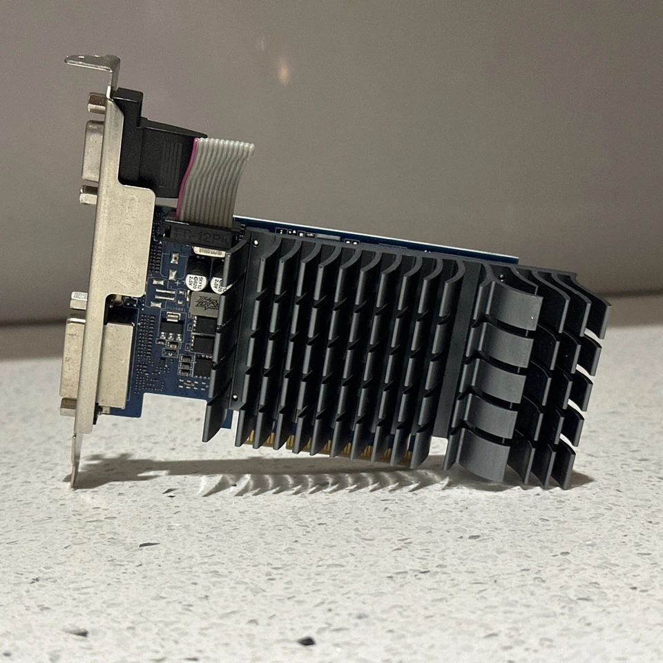 GeForce GT 710, 2GB GDDR5, PCI-E, DVI, HDMI, Asus 710-2-SL-BRK - WORKING - Image 3 of 4