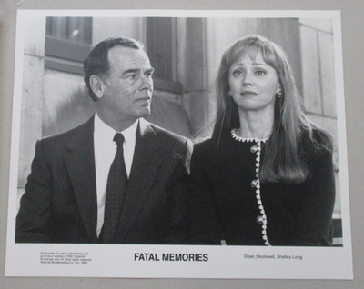 PRESS PROMO PHOTO MOVIE FATAL MEMORIES SHELLEY LONG DEAN STOCKWELL B&W 8X10 X614