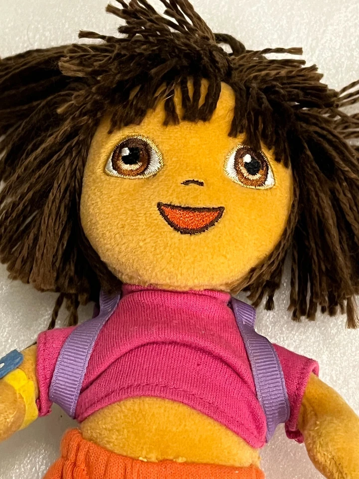 Ty Viacom 2005 Dora The Explorer 10" Plush Soft Doll With Backpack & Bracelet - Image 2 of 4