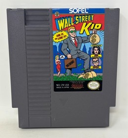 NES Nintendo - Wall Street Kid - CIB Complete in Box w/ Registration Card Tested