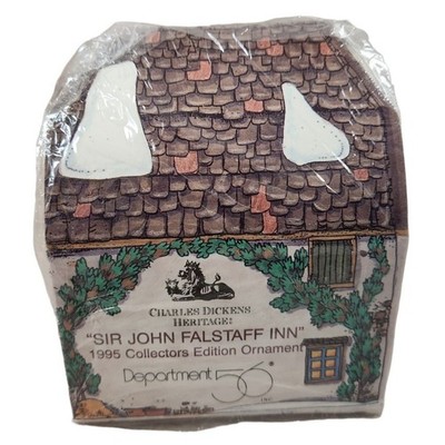 Dept 56 Charles Dickens 1995 Sir John Falstaff Inn ORNAMENT IOB 98734
