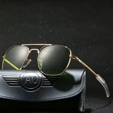 Ao Aviation Sunglasses Men Original American Optical Glass