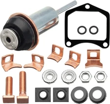 Starter Solenoid Repair Rebuild Kit Plunger Contacts Set For Xvjmybfsaeyqkihzjep