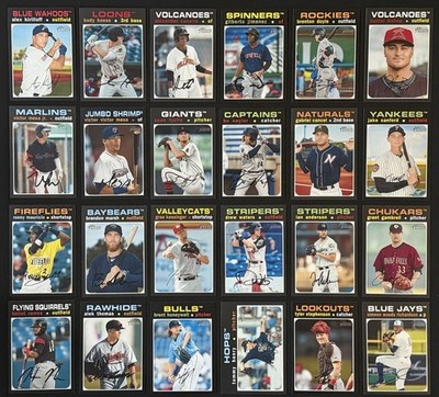 2020 Topps Heritage Minor League - Baseball Cards - Complete Your Set - U Pick