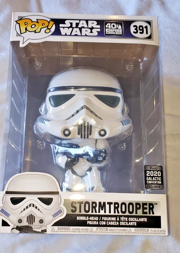 Funko Pop! Vinyl Jumbo Star Wars Stormtrooper #391 - 10 inch 2020 Galactic Con!