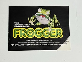 FROGGER Intellivision Video Game Complete W/Box & Manual Tandyvision Sear Arcade