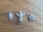 5oz Yeager’s Poured Silver (YPS) Lot - 3oz Totem, 1oz Arrowhead, 1oz Paw Print .