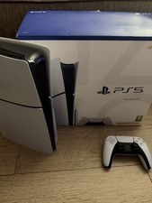 Sony PlayStation 5 Slim Console Disc Edition 1TB White