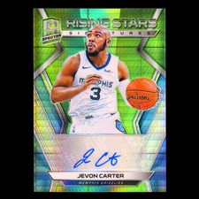 Jevon Carter 2018-19 Spectra Rising Stars Signatures Neon Green Grizzlies 25/49