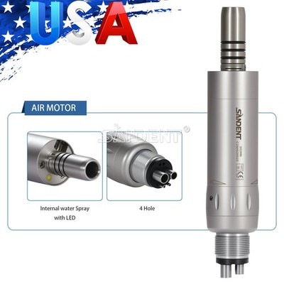 Dental E-generator LED Low Speed Air motor Handpiece 4Hole Internal Water Spray