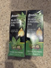 2 Pack AL  iver - Jamaican Black Castor Oil - 100 Pure Cold Pressed - 2.02 oz