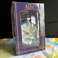 Disney Alicia en el País de las Maravillas Reloj Campana Única, Analógico, Retro, Batería AA,