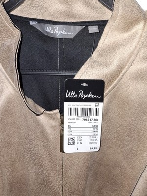 dünne Lederjacke  von Ulla Popken, Neu  