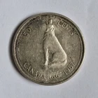 1967 Canada 50C Silver Centennial Elizabeth II Coin 0.8 Fineness KM#78