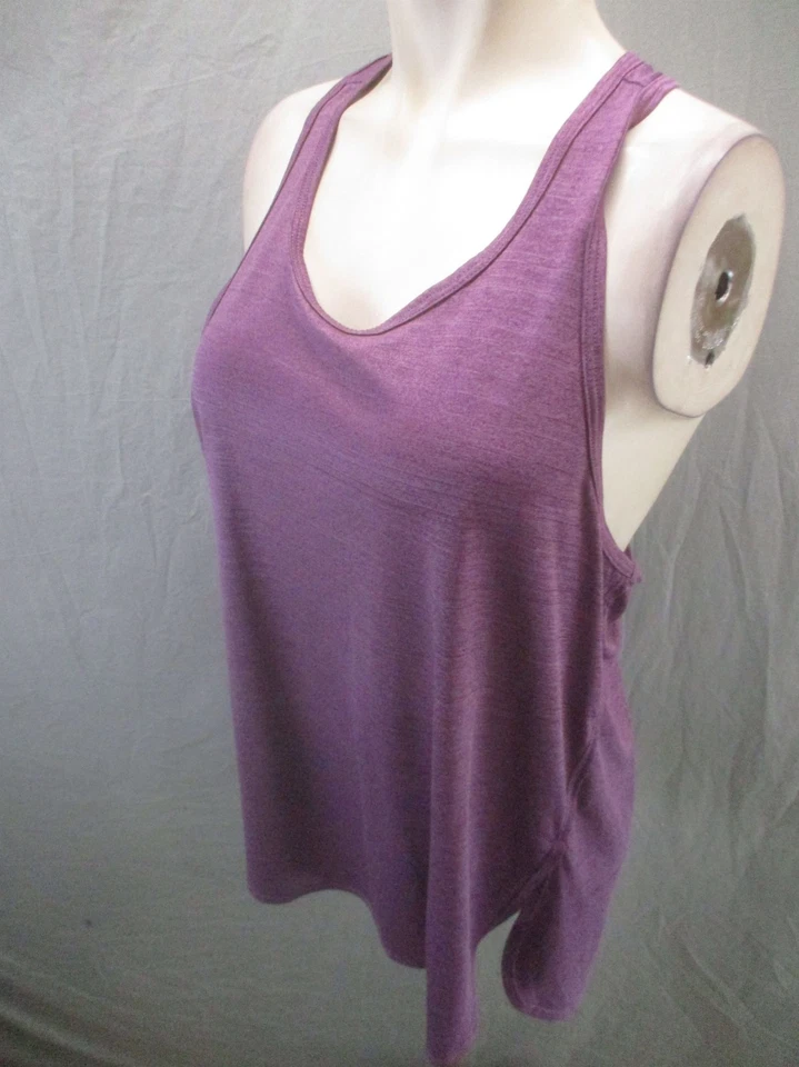 ZELLA размер L женщин фиолетовый декольте Athletic гонщик назад работает Майка 562 - Изображение 3 из 4