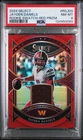 2024 Select Jayden Daniels Rookie Swatches RC Jersey Red Prizm #RS-JDS PSA 8