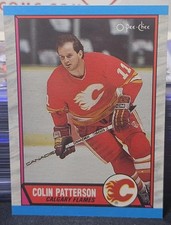 89-90 O-Pee-Chee Colin Patterson 🚨🚨🚨 Calgary Flames 