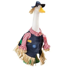 Gaggleville Scarecrow Goose Outfit, Fits Large 23" H Statue by Fox Valley Trader