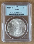 1881-S Morgan SILVER Dollar ~ PCGS Graded MS64 ~ Nice Coin ~ Unc Uncirculated