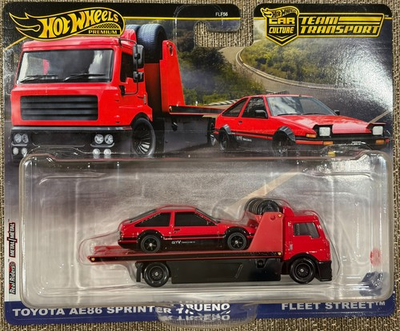 #ad 2025 Hot Wheels Team Transport Toyota AE86 Sprinter Trueno Fleet Street $26.88