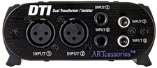ART DTI Dual Transformer Isolator DI Box Passive Stereo Hum Eliminator