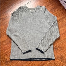 Vintage Aeropostale Size Large Gray Men s Knit Crewneck Sweater