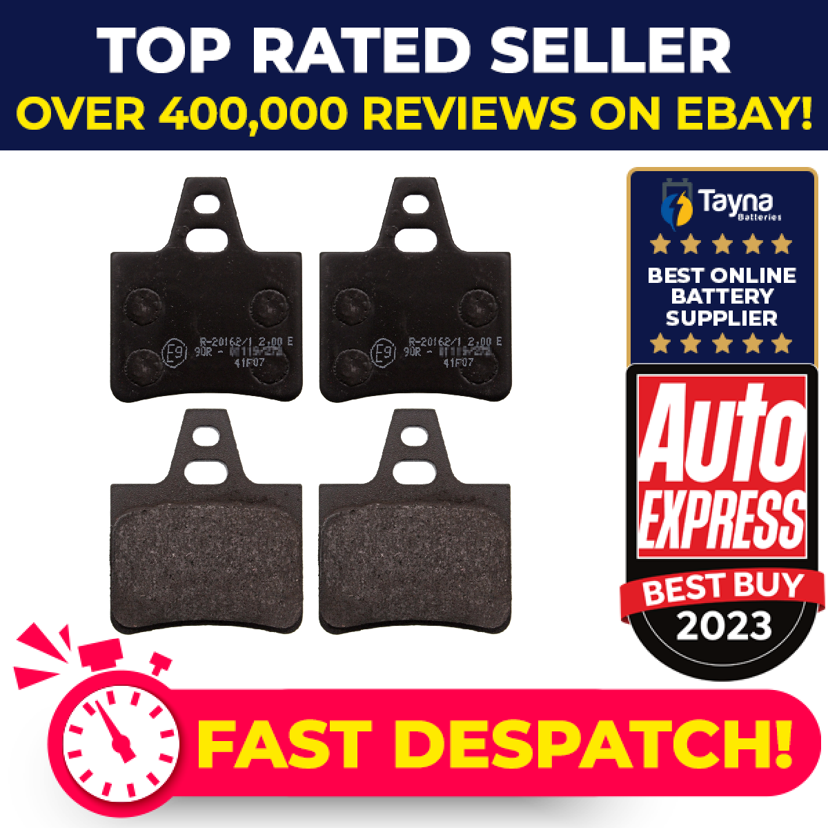 Brake Pads Set fits CITROEN XM Y4 2.5D Rear 94 to 00 425183 Febi Quality New
