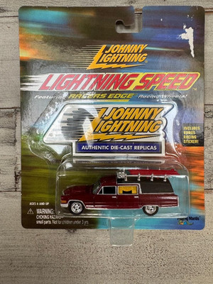 NEW Johnny Lightning Lightning Speed Haulin Hearse 1966 Cadillac