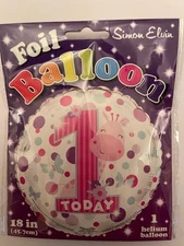 1 TODAY HAPPY BIRTHDAY FOIL HELIUM BALLOON