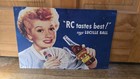 “I Love Lucy” RC Cola Blue Tin Sign 16 X 10.5 Desperate Enterprises Metal Advert — photo 2