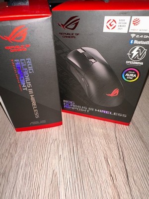 ASUS ROG Gladius III Wireless AimPoint RGB Gaming Maus optisch 36.000dpi schwarz