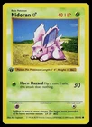 Pokemon Card - Nidoran M Base Set Shadowless 55/102 1st Edition Common
