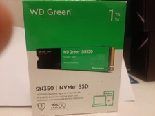 WD 1Tb SSD Wd Green Sn350 Nvme  BOX ONLY / REPEAT BOX ONLY NO SSD INCLUDED