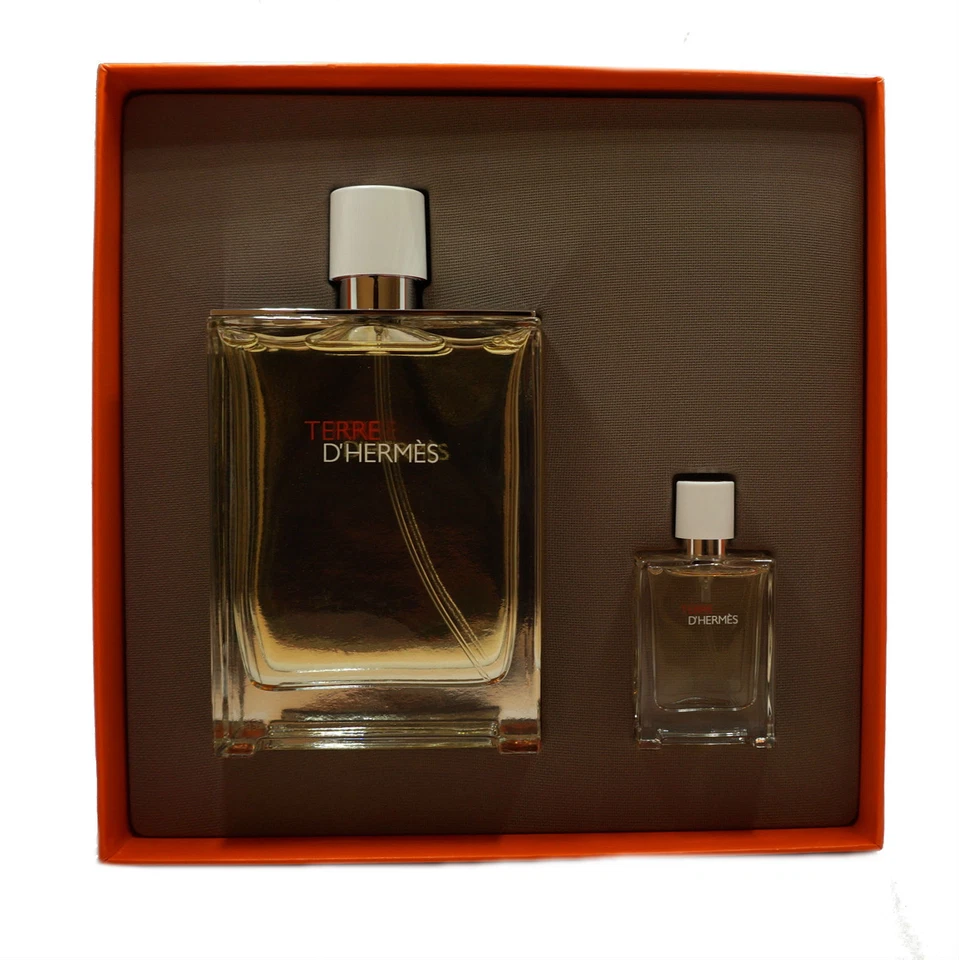 TERRE D'HERMES EAU TRES FRAICHE 2 PIECE GIFT SET EAU DE TOILETTE SPRAY 125ML NIB - Image 2 of 2